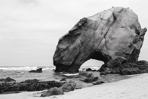 A Rock on a Beach 