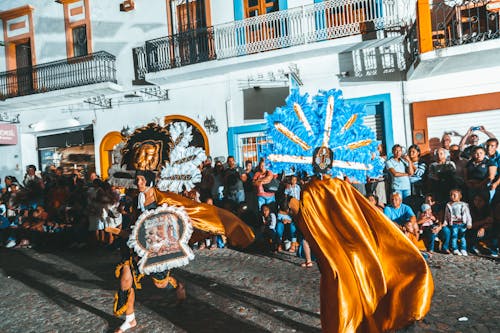 Two Person Performing on Street