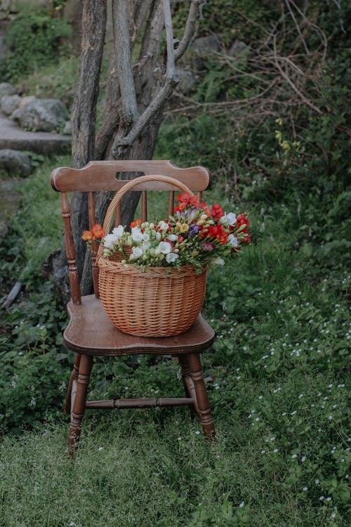 Flowers in a Basket 