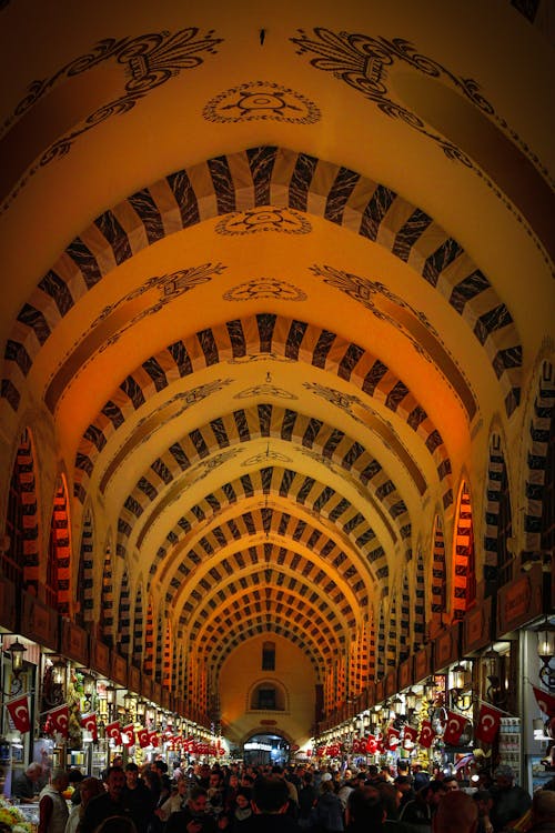 Ornamented Ceiling of Egyptian Bazaar