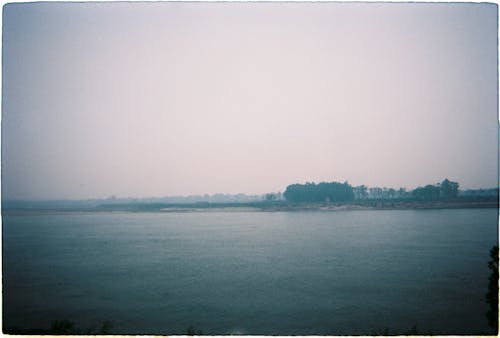 Misty River in Autumn