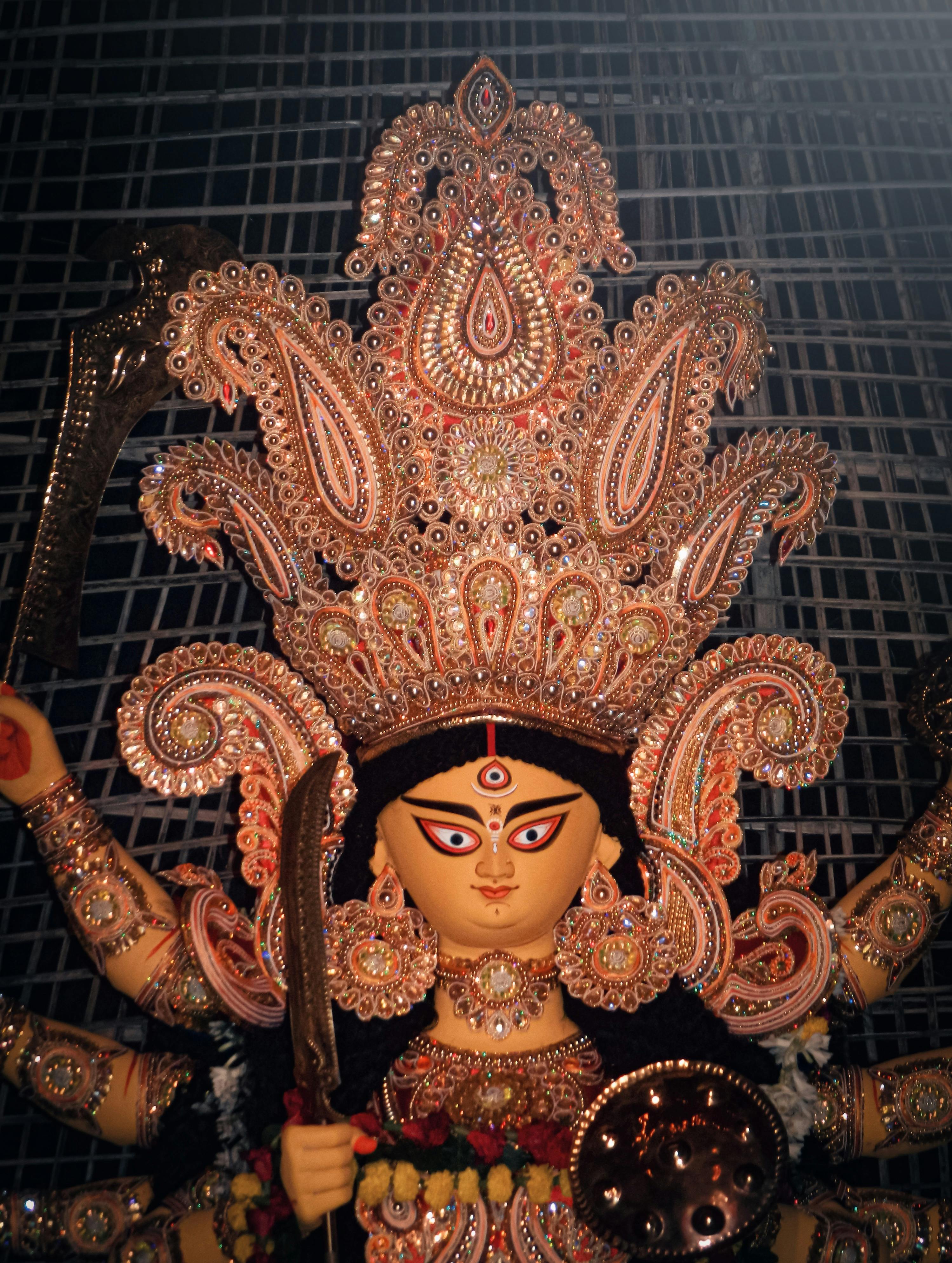 Hindu Godess Maa Durga Wallpaper For Desktop | Maa Durga Wal… | Flickr