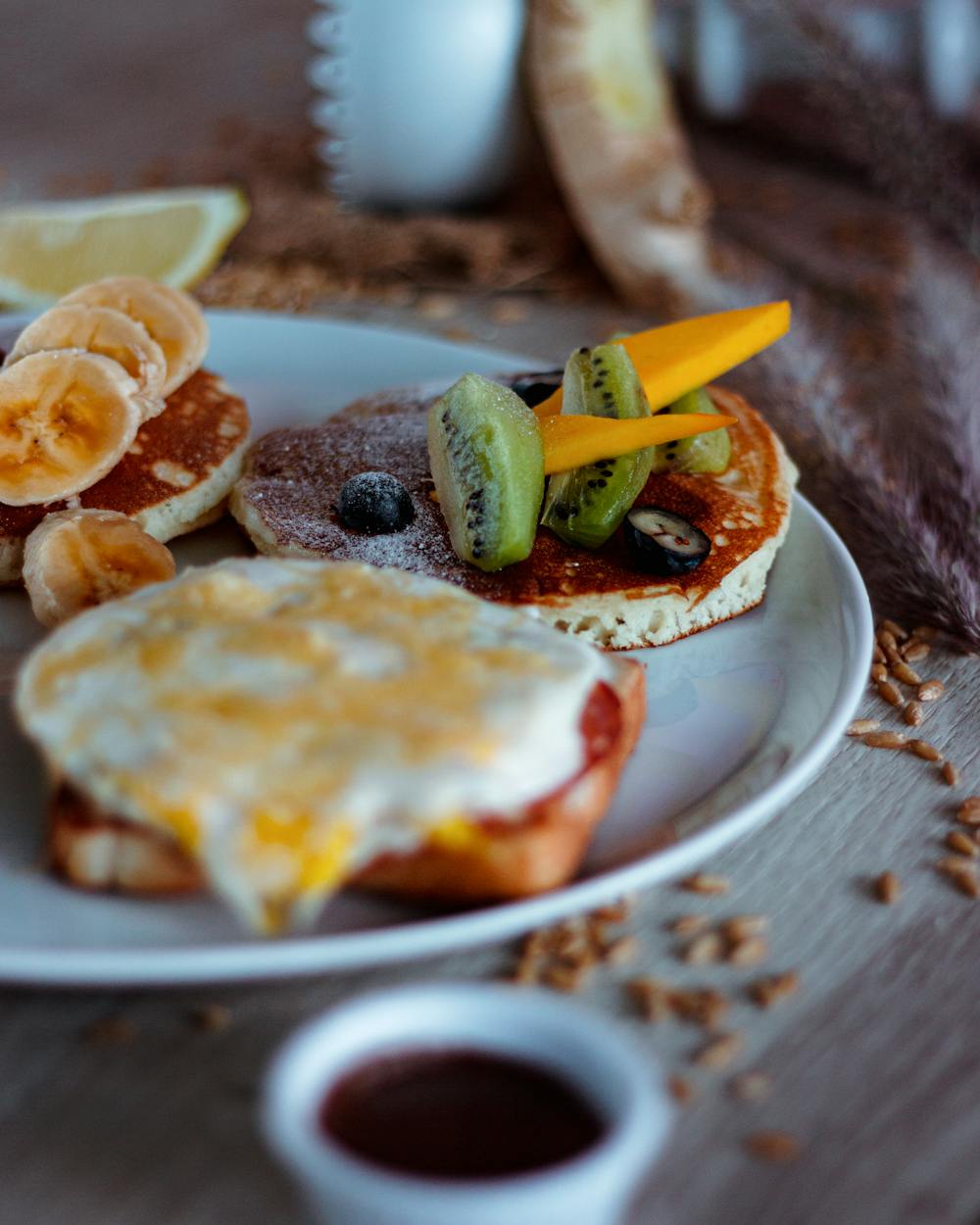 Blueberry Lemon Kodiak Pancakes