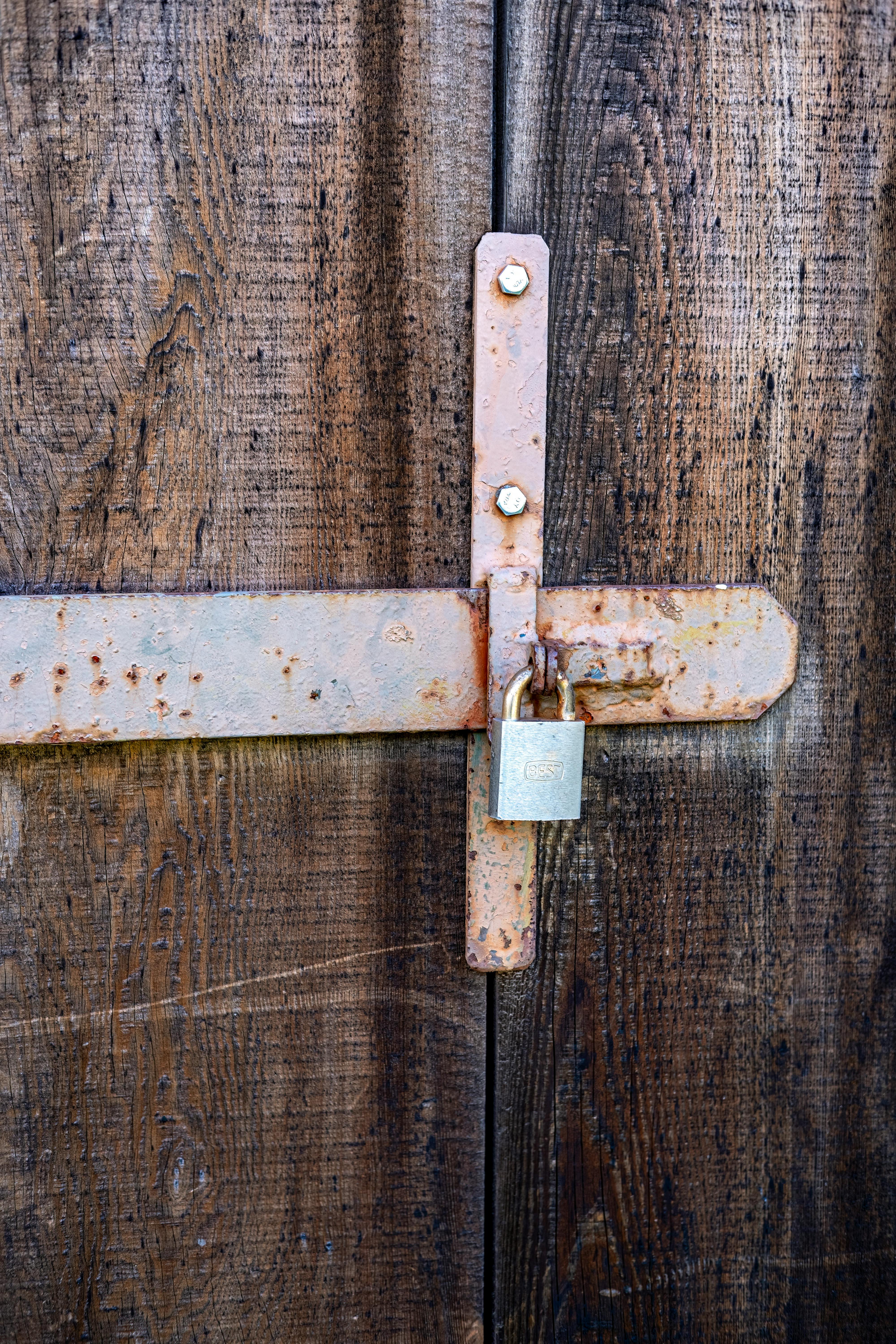 Padlock on Door · Free Stock Photo