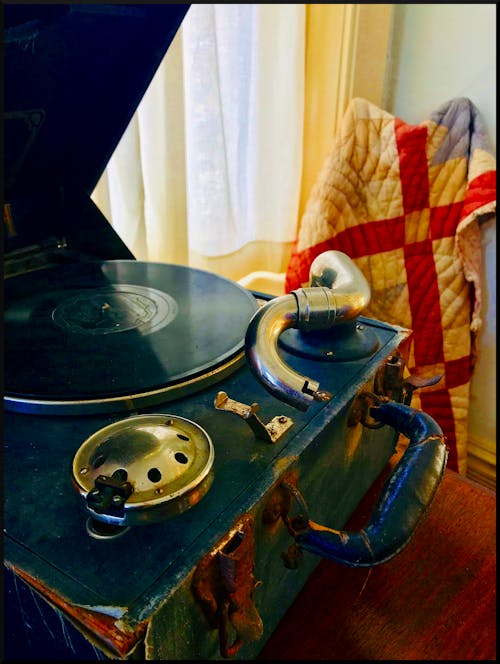 古董, 留声机, 老式电唱机 的 免费素材图片
