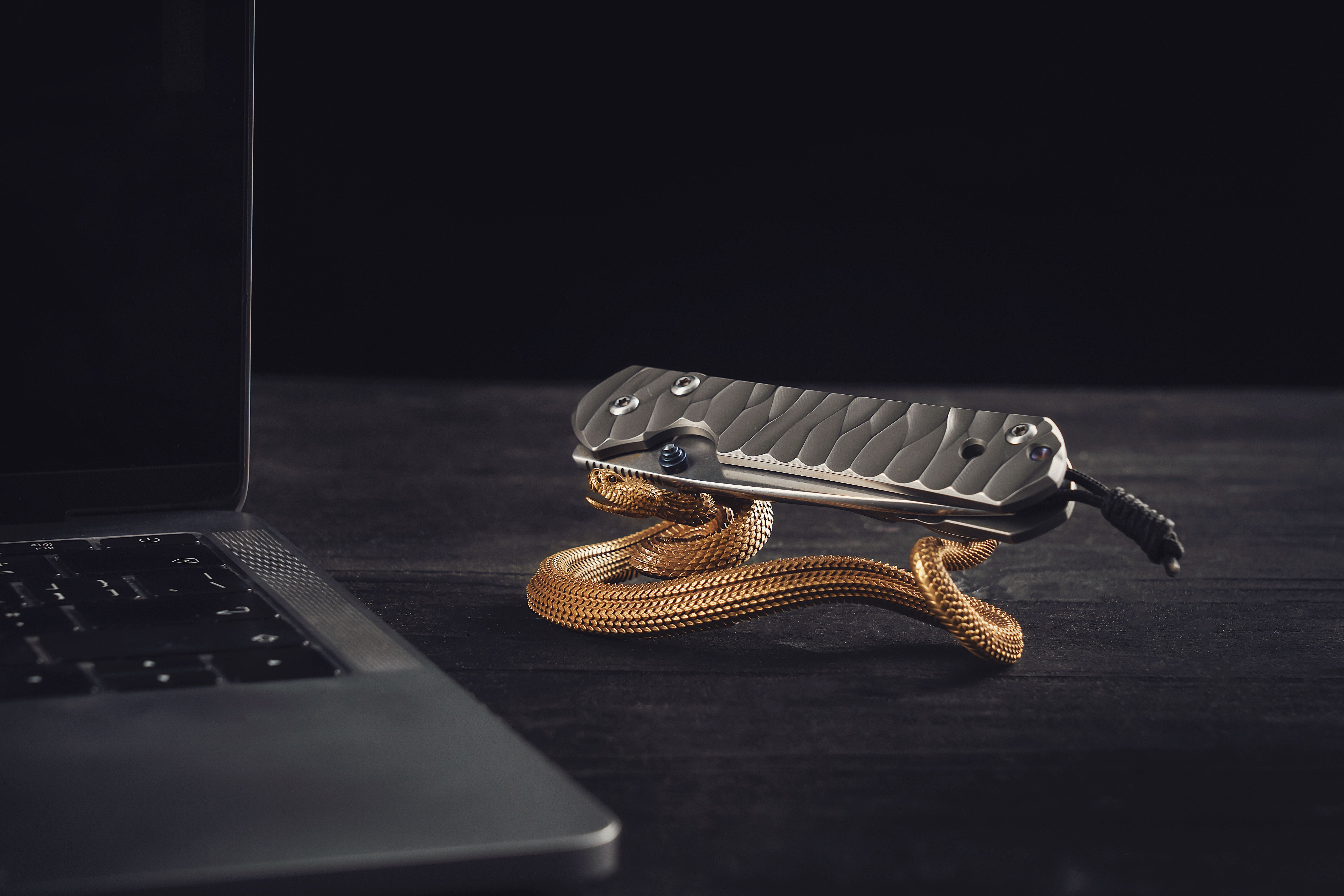 Snake Figurine with Knife · Free Stock Photo