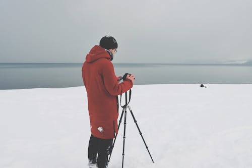 おとこ, カメラ, 冬の無料の写真素材