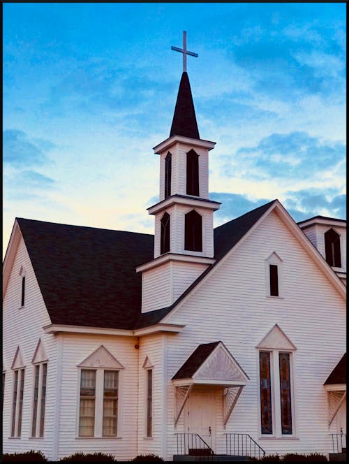 Free stock photo of church, cross, historic building