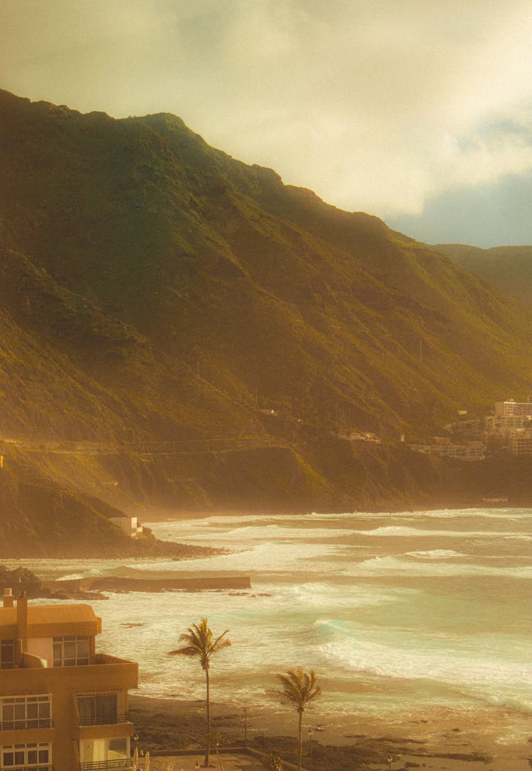 View Of The Coast At Punta Del Hidalgo, Spain