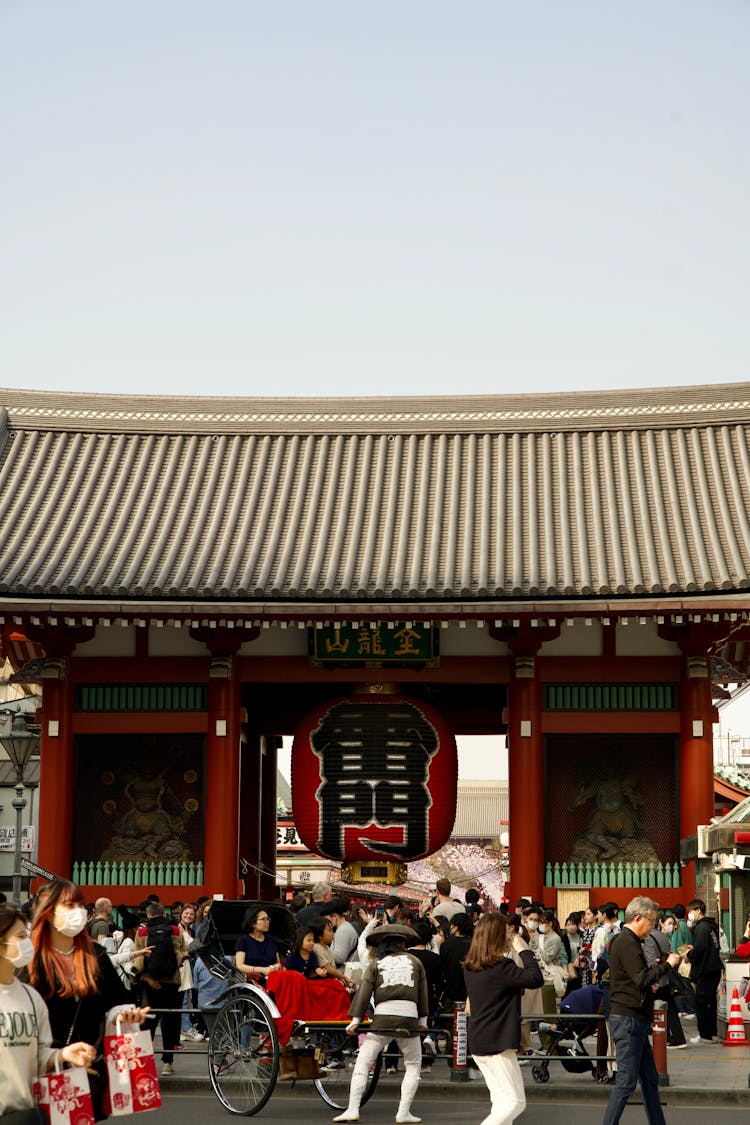 Asakusa Thunder Gate In Tokyo