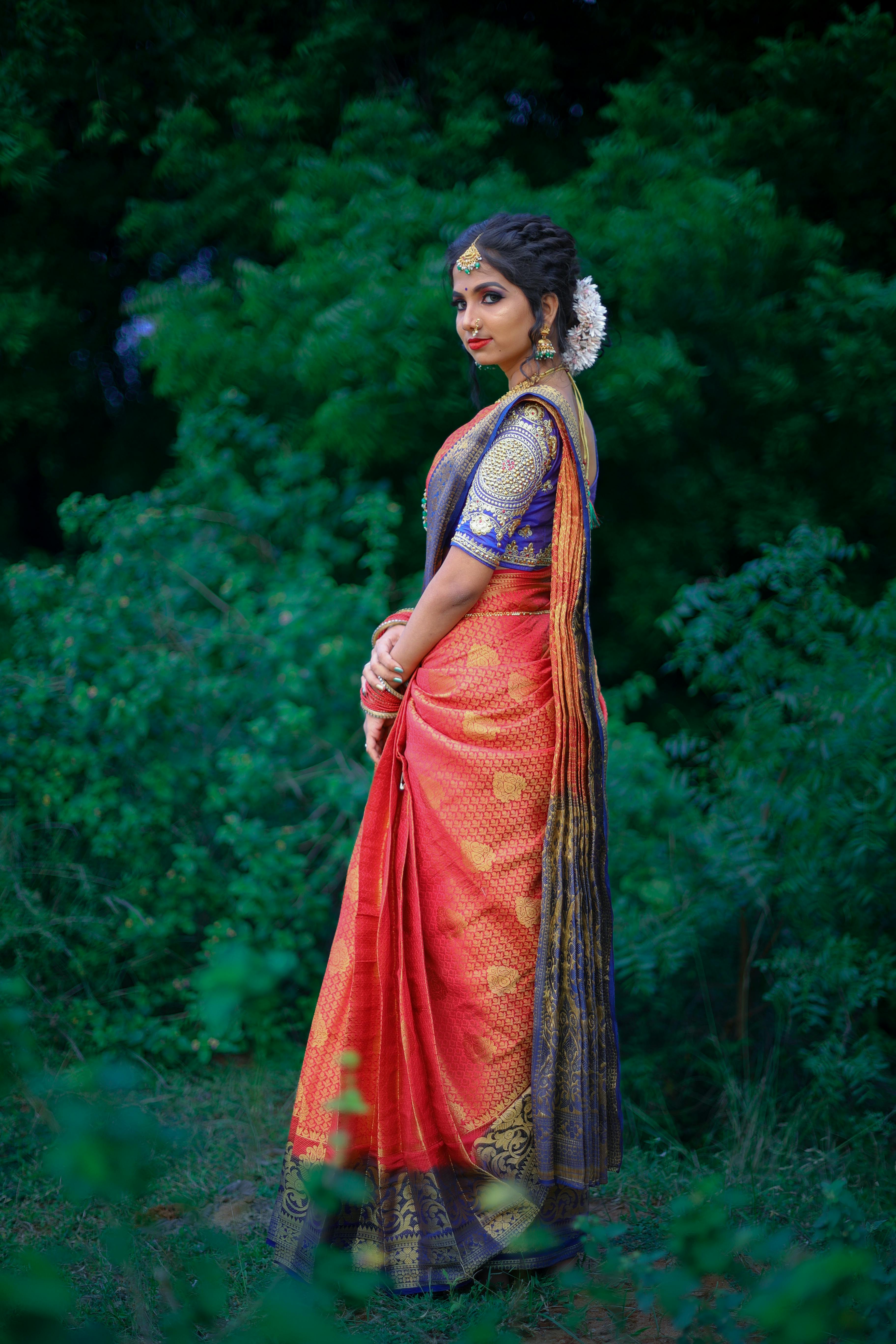free photo of woman posing in traditional clothing