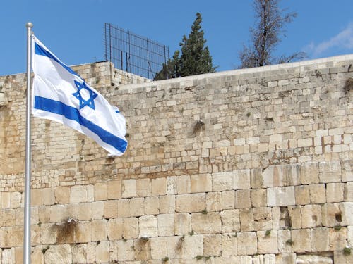 免費 以色列的旗幟, 哭牆, 地標 的 免費圖庫相片 圖庫相片