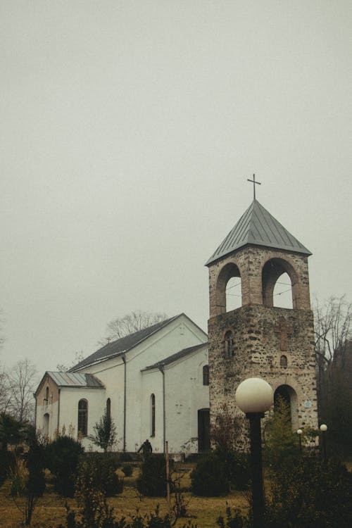 Church with Stone Tower
