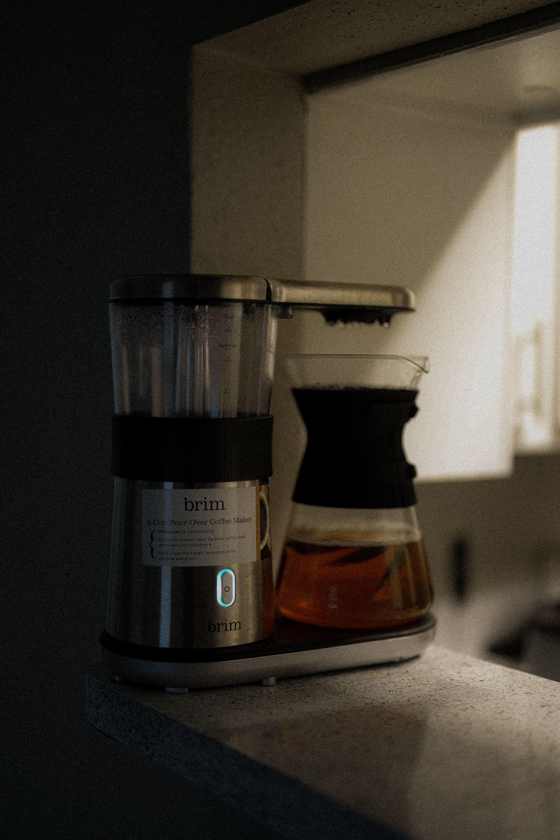 Coffee maker displayed in a welcoming modern kitchen