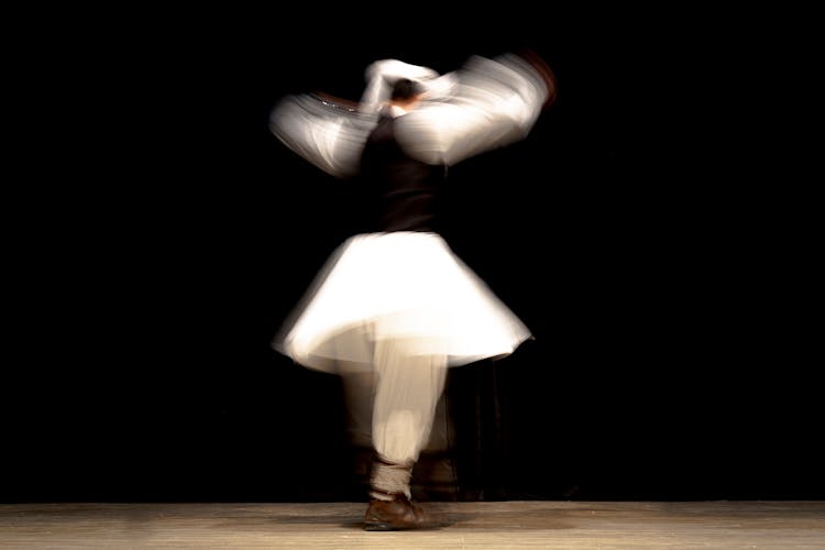 Folk Dancer On Stage