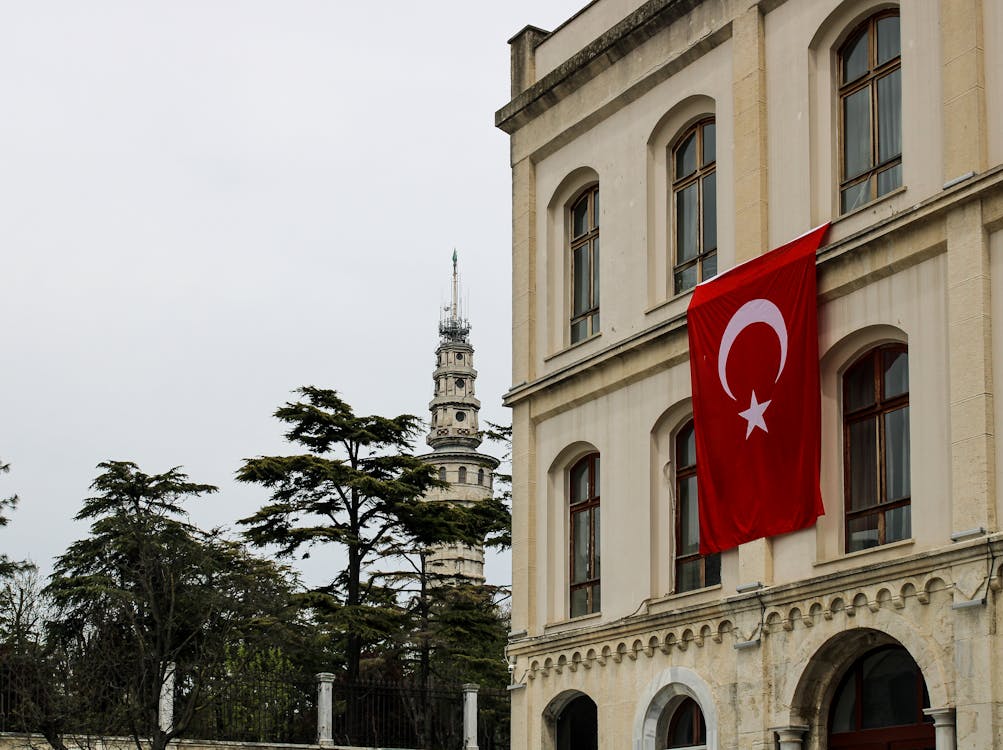 Building with Flag of Turkey