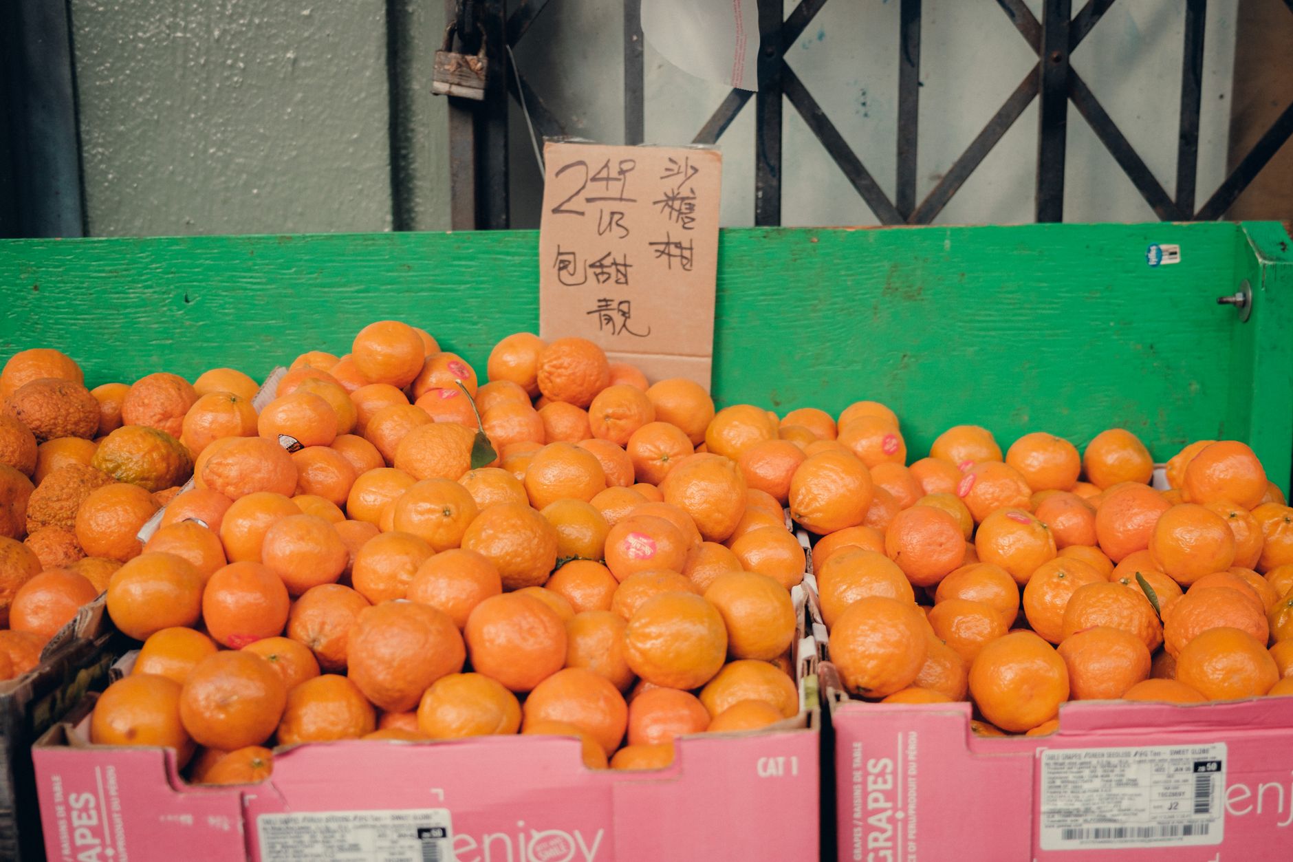 Oranges in Boxes