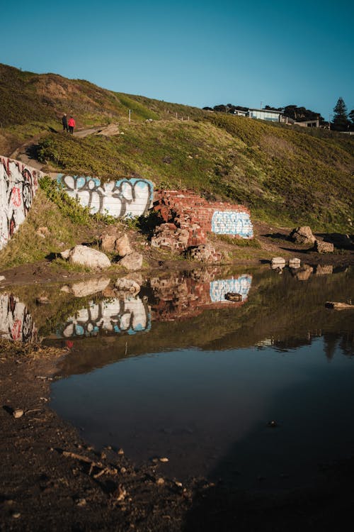 Gratis stockfoto met gras, h2o, heuvel