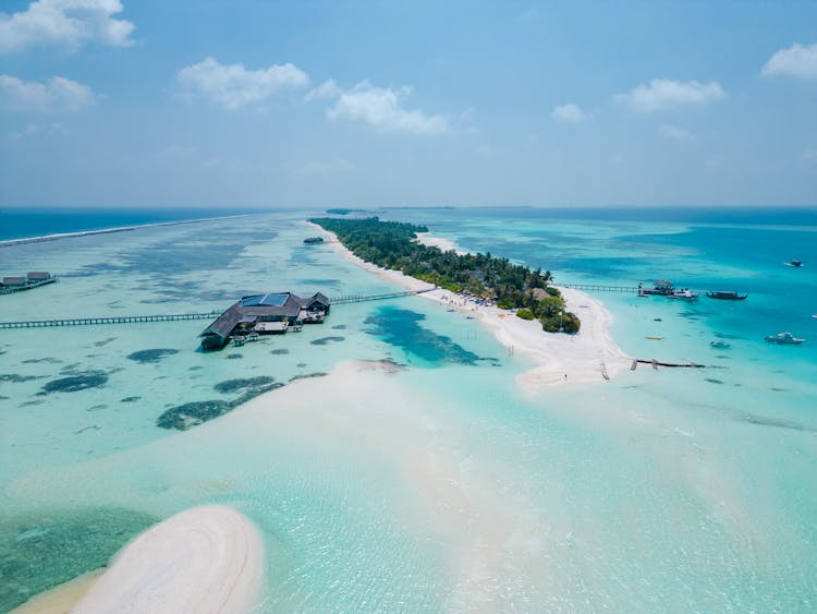 Exotic Islet In Ocean