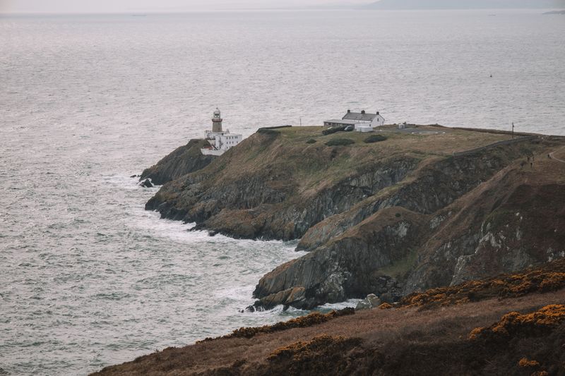 Harbour and coast at Howth near Dublin