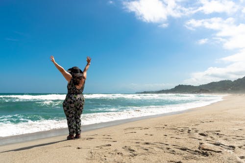 คลังภาพถ่ายฟรี ของ ชายหาด, ทราย, ทะเลสีคราม