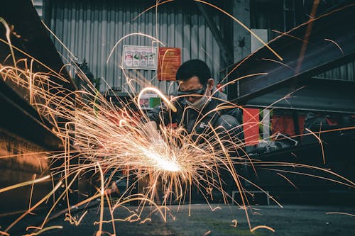 Sparks while Welding