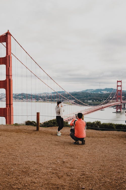 Foto stok gratis jembatan Golden Gate, kota, landmark lokal