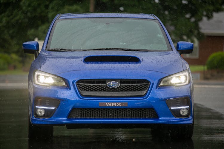 Subaru Impreza In Rain