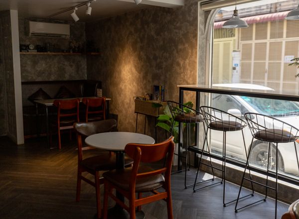 Sunlight streaming through café windows