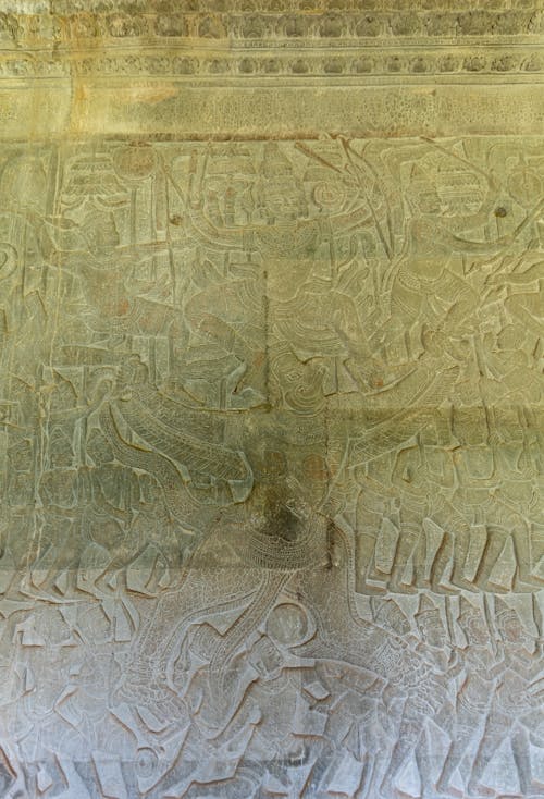 Hindu Wall Carvings in Angkor Wat