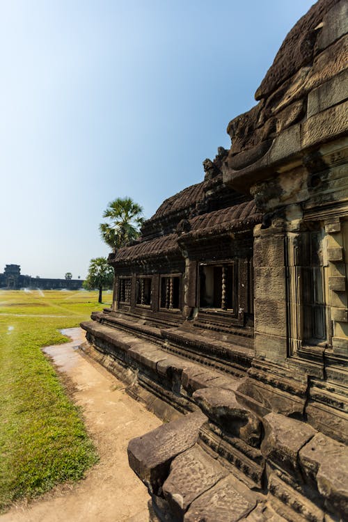 Walls of the Angkor Wat, Siem Reap, Cambodia 
