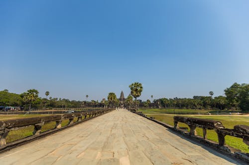 Cobbled Road to the Temple of Angkor Wat