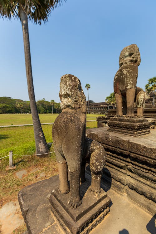 Sculptures in the Angkor Wat, Siem Reap, Cambodia