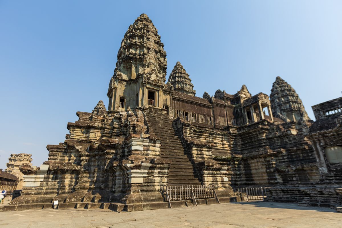 Kompleks świątynny Angkor Wat w Kambodży