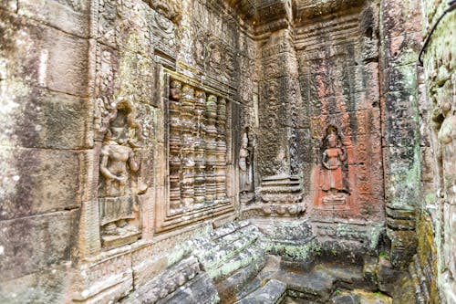 Ruins of a Temple at the Angkor Wat, Siem Reap, Cambodia