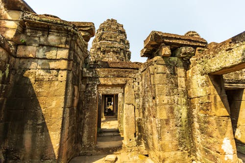 Ruins of an Ancient Cambodian Temple 