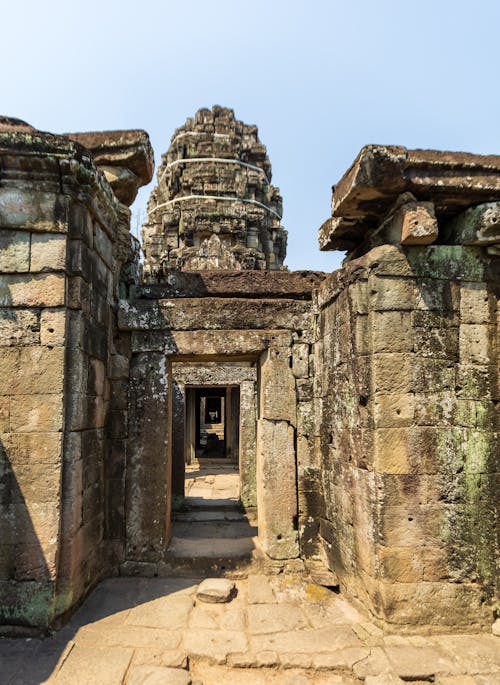 Temples in the Angkor Wat Complex, Siem Reap, Cambodia 