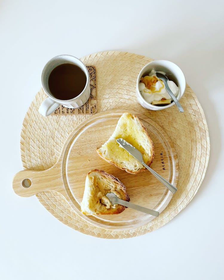 Bread And Coffee For Breakfast