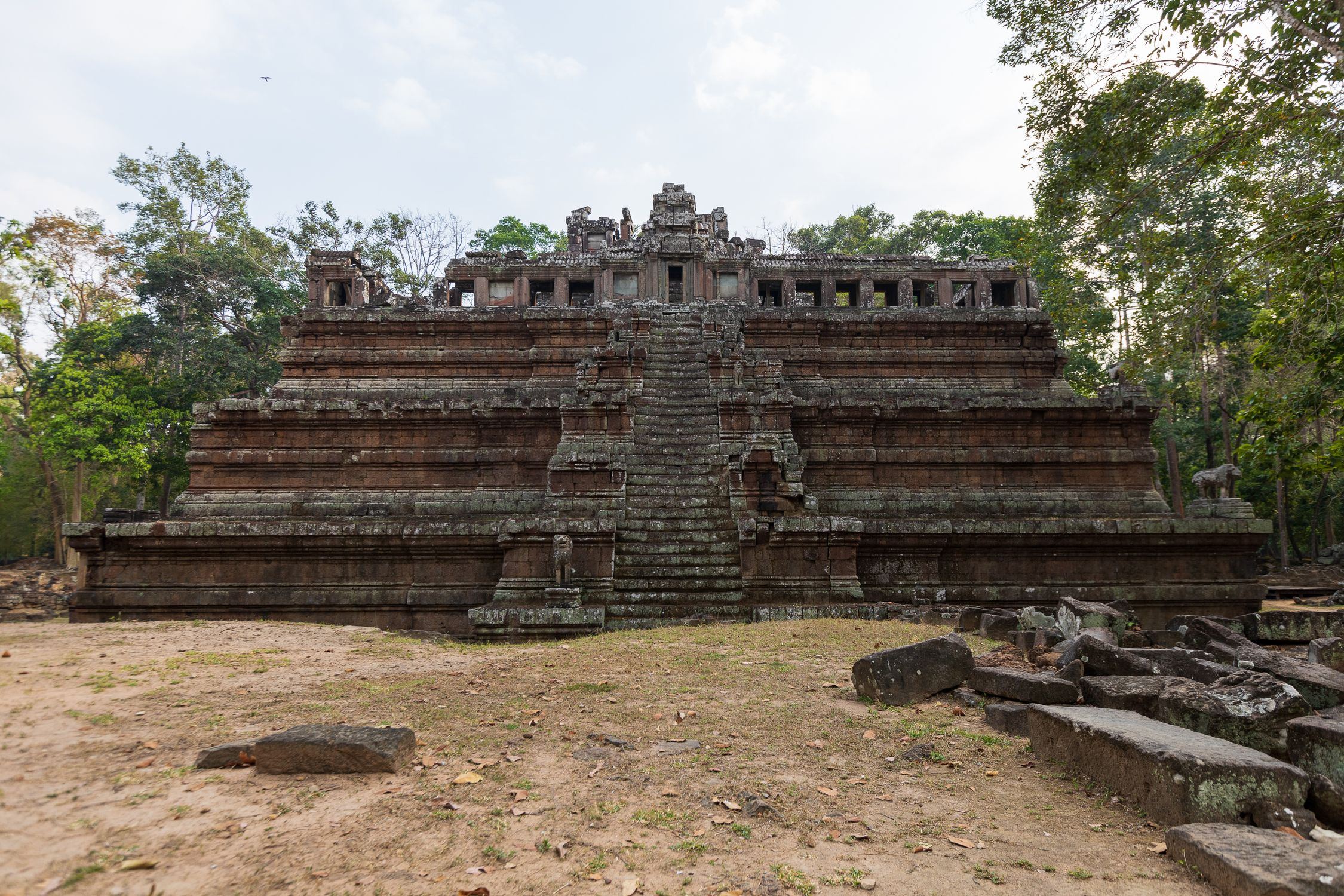 Ancient Stone Temple in Wild Forest · Free Stock Photo