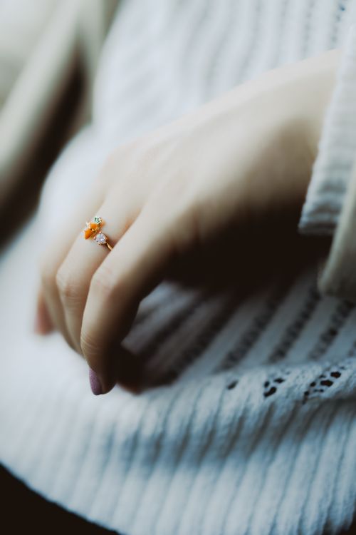 Hand By Hand Rings Hand Holding Rings · Free Stock Photo
