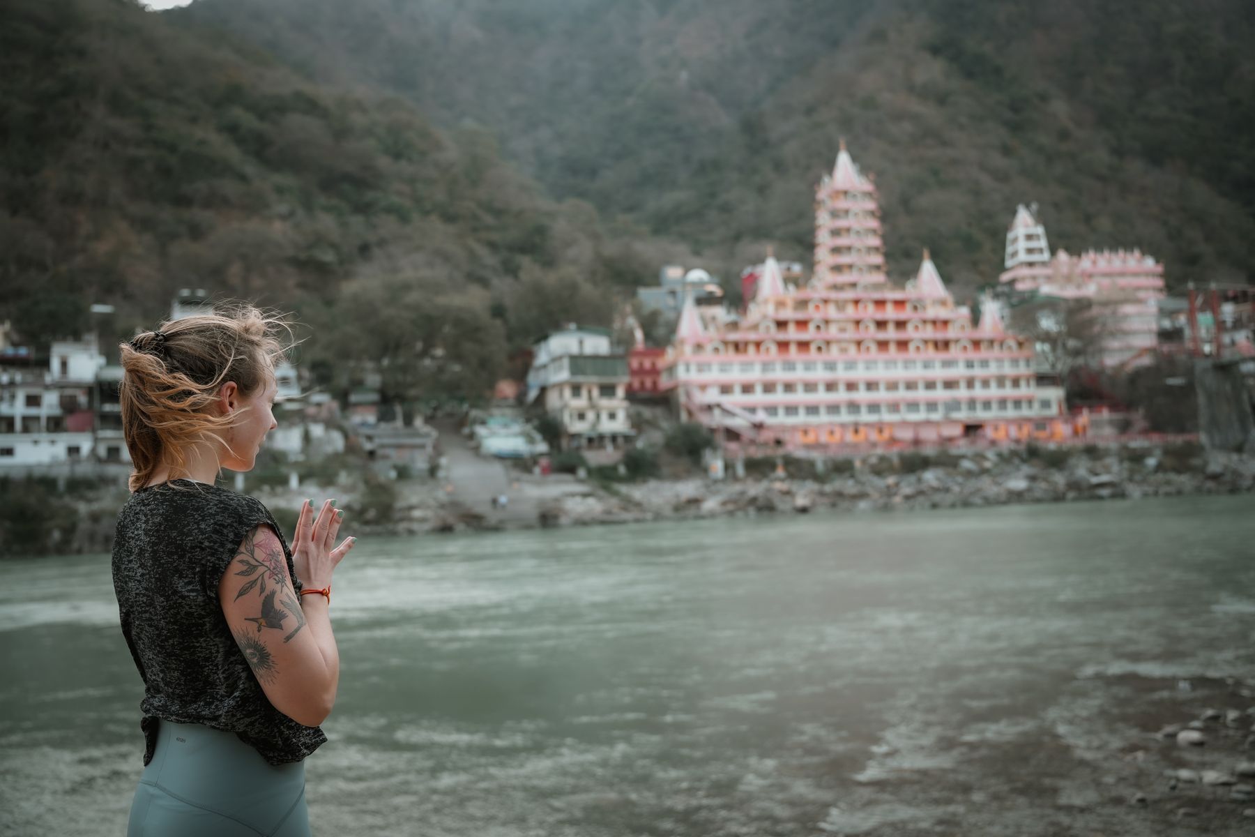 Rishikesh Ganga and Ram Jhula