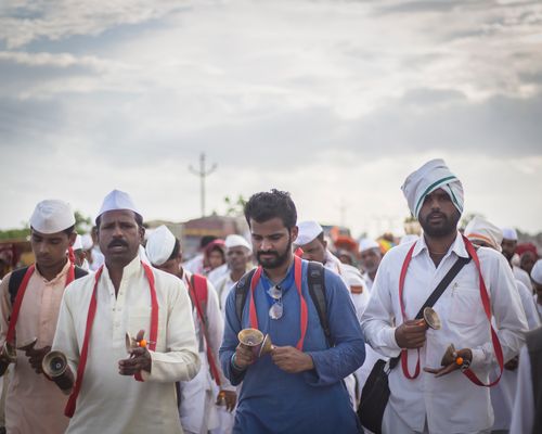 Free The Spiritual Journey of Pandharichi Vari Stock Photo