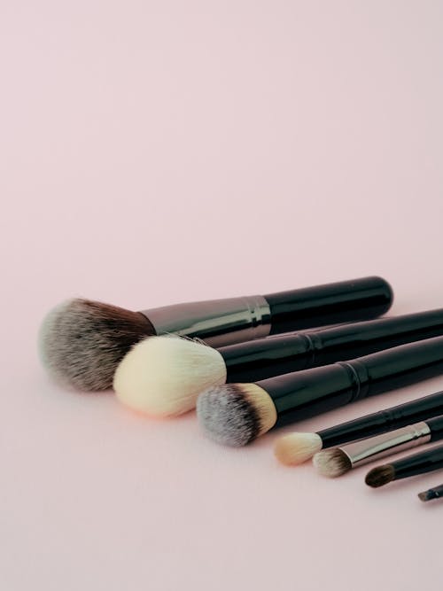 Close-up of Makeup Brushes