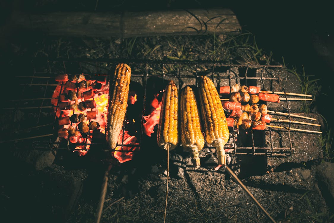 Free stock photo of barbecue, black, bonfire