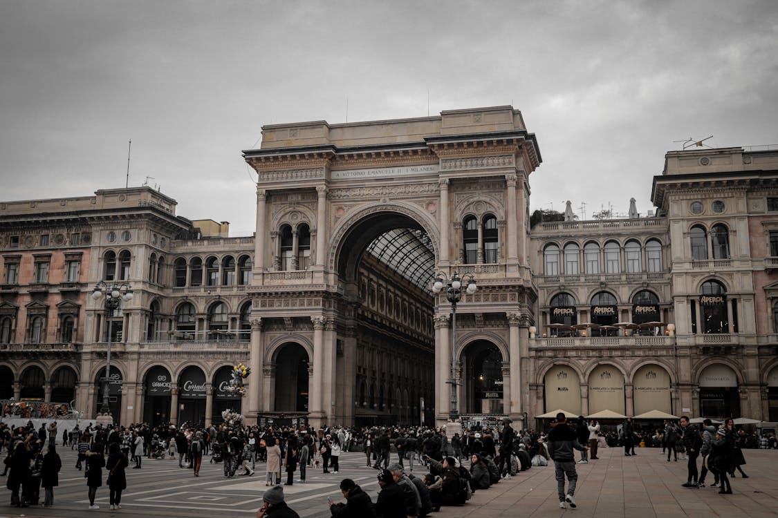 galleria vittorio emanuele ii, Giriş, girişler içeren Ücretsiz stok fotoğraf