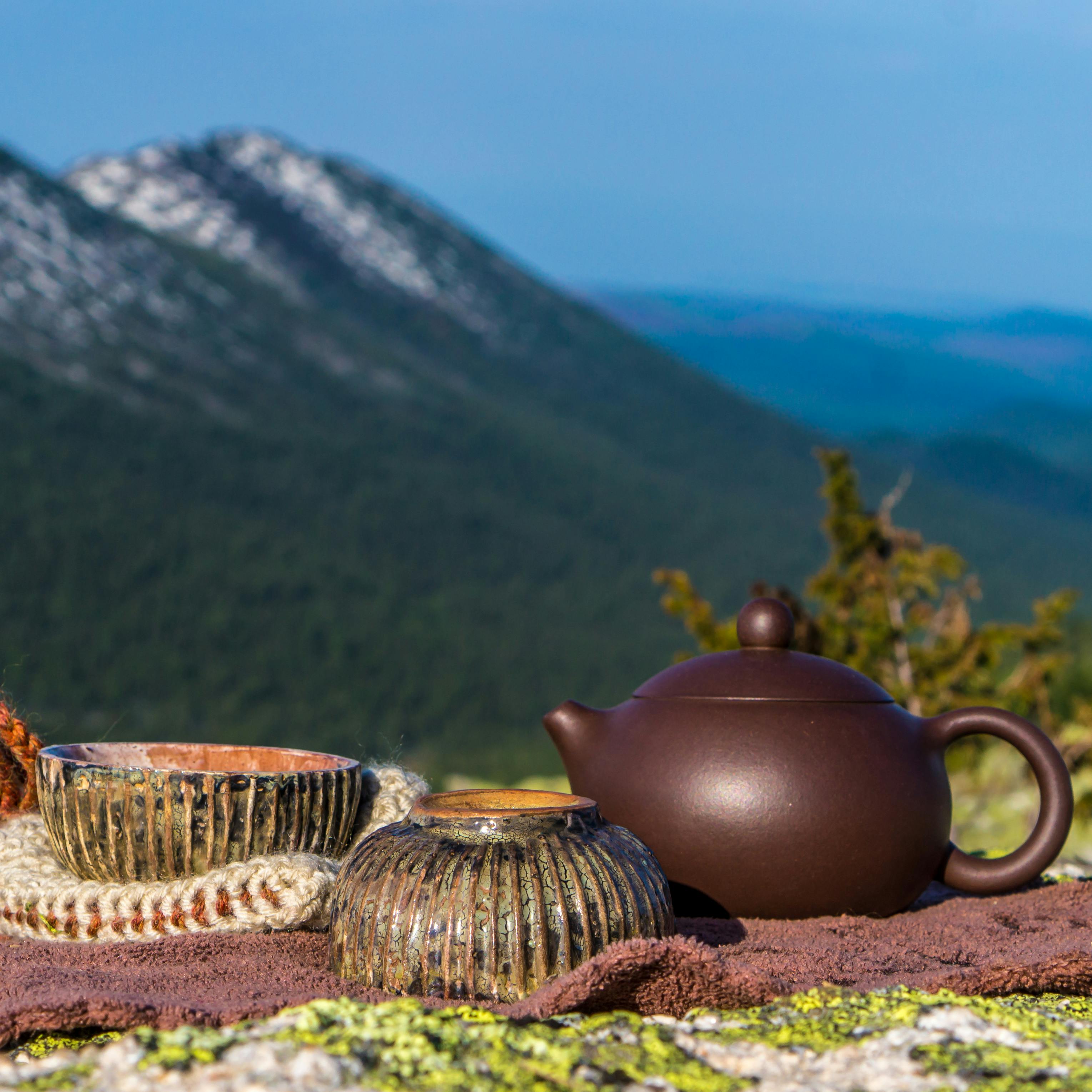 Free stock photo of Chinese tea, mountain, ridge