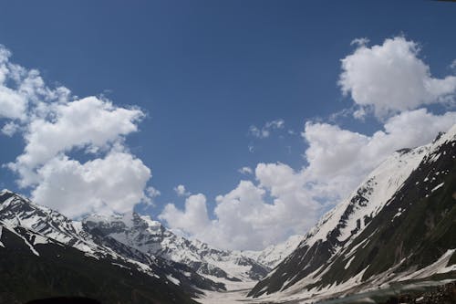 Základová fotografie zdarma na téma hory, modrá obloha, mrak