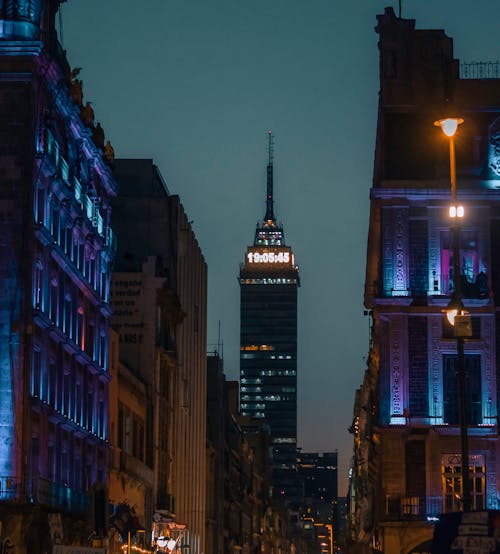 Torre Latinoamericana in Downtown of Mexico City