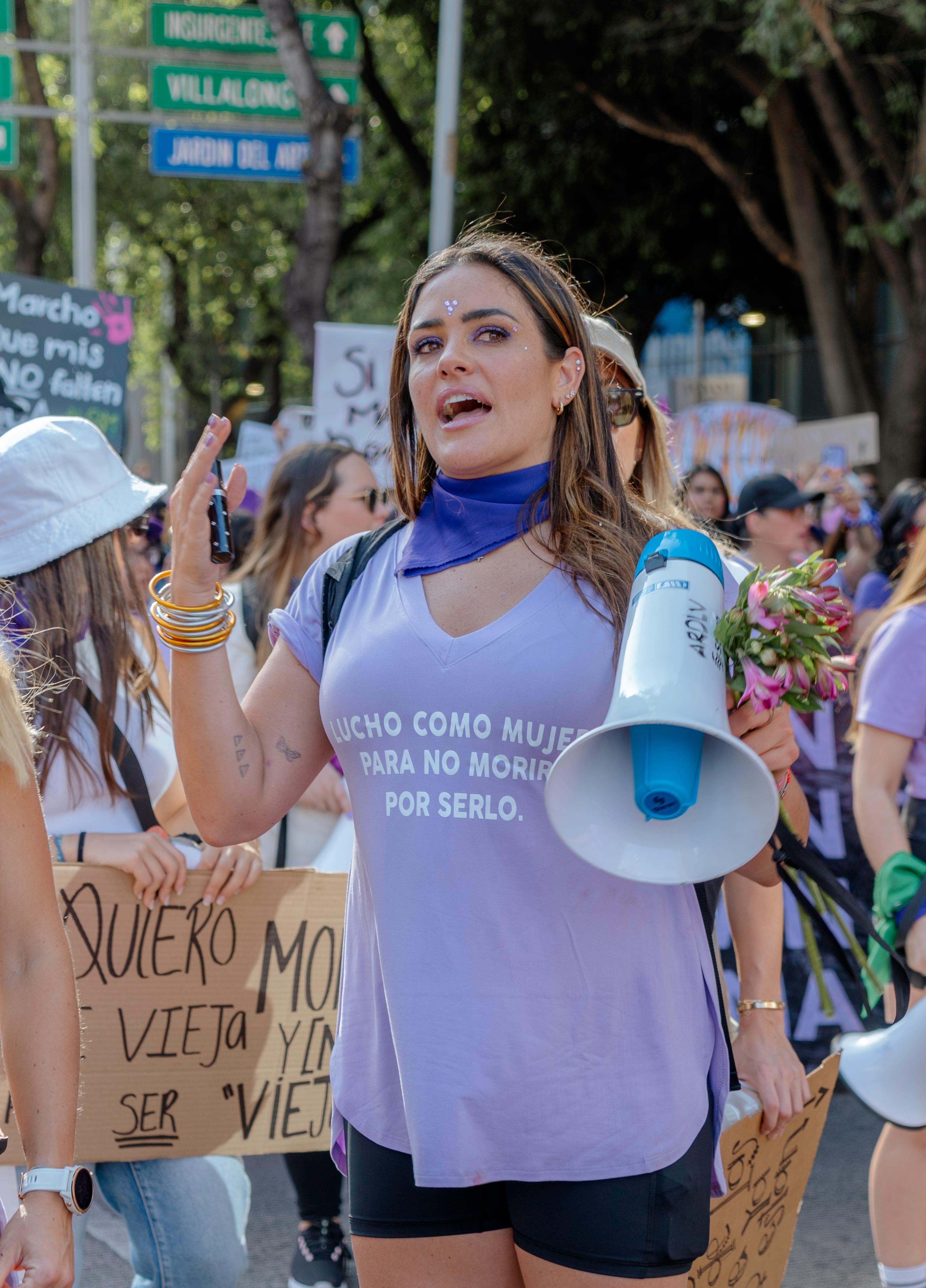 new york protest girl