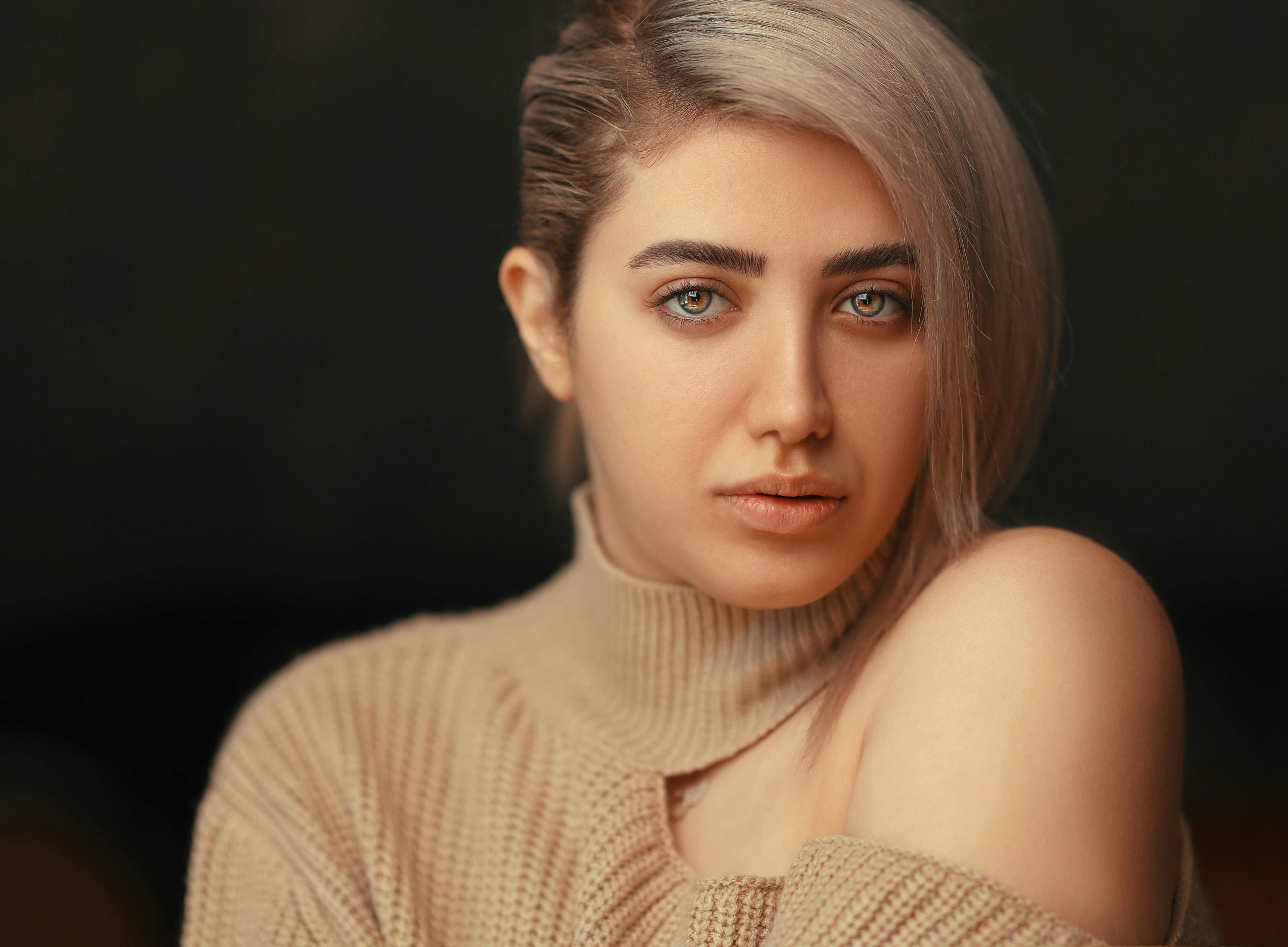 Blonde in Sweater · Free Stock Photo